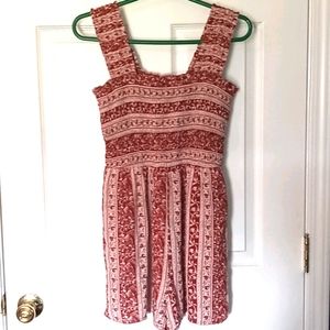 American Eagle Floral Romper Size M